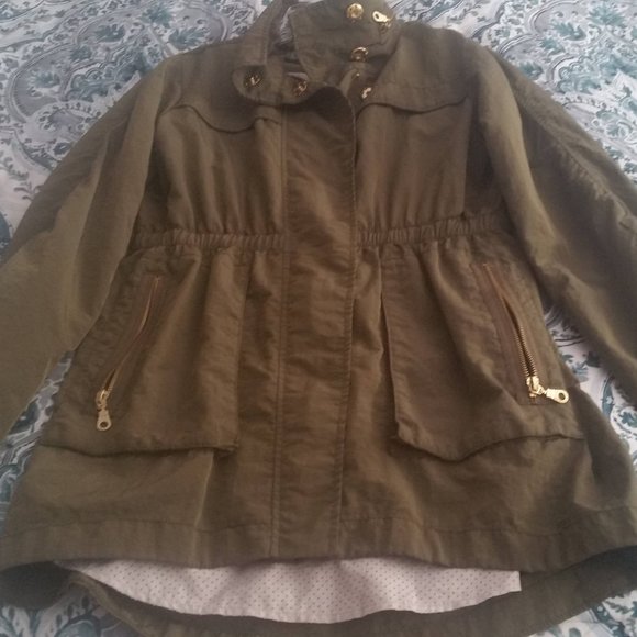 Seven7 Rain Jacket w/Hood Zip Front Size Small EUC - Picture 1 of 14